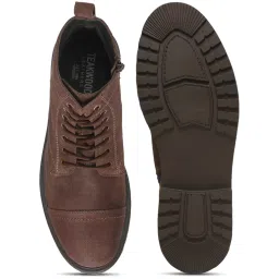 Teakwood Leathers Men's Brown Derby Boots image 4