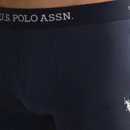 U.S. Polo Assn. Grey & Navy Trunks - Pack of 2 image 4