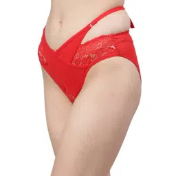 Cukoo Red Lace Bikini Panty image 3