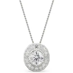 Emori 18k White Gold & Diamond Radiant Cascade Pendant-picture-21