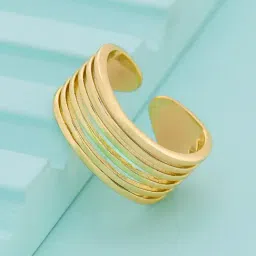 Kushal's Fashion Jewellery White Gold Polished Trendy Finger Ring for Women-picture-46