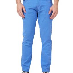Spykar Blue Slim Fit Lightly Washed Jeans-picture-31