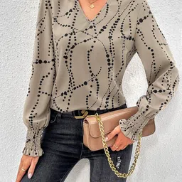 Stylecast X Slyck Polka Dot Print Top image 3