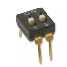 MULTICOMP PRO DIP Switches & SIP Switches SWITCH, DIL, LOW, 2WAY, MCNDI-02S-picture-3