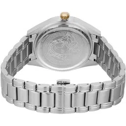 Versace Men Dial & Stainless Steel Bracelet Style Straps Analogue Date Aperture Watch VE6A00825 image 5
