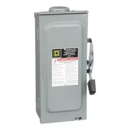 SQUARE D BY SCHNEIDER ELECTRIC Fused Switch, Dpst, 60A, 240Vac, D222NRB-picture-30
