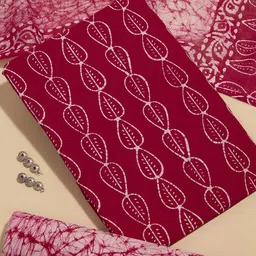 Taneira Floral Printed Pure Cotton Unstitched Dress Material-picture-18