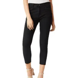 Miss Chase Black Slim Fit High Rise Jeans-image-79