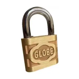 Globe 63 mm Brass Chrome Plated Finish 3 Keys Door Lock image 2