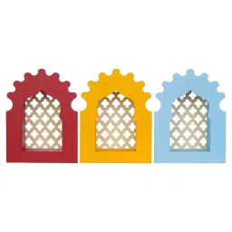 eCraftIndia Wall Hanging Temple Pooja Mandir God Stand Shelf for Storage and Idols image 3