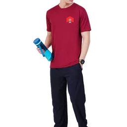 3Colors Men Moisture Wicking Graphic Printed Round Neck T-shirt image 4