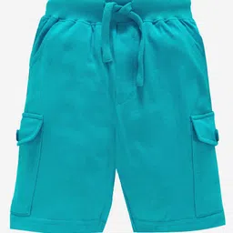 Kiddopanti Solid Colour Shorts - Blue-picture-23