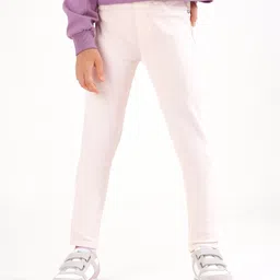 Primo Gino Cotton Woven Ankle Length Jeans Solid Colour - Pink-image-11