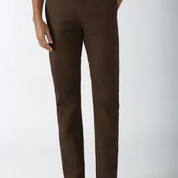 Peter England Casuals Men Slim Fit Chinos Trousers-image-68