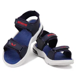 BERSACHE Bird Desinged With Double Velcro Closure Sandals - Blue image 4