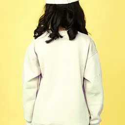 NUSYL Girls Printed Round Neck Long Sleeves Sweatshirt image 4