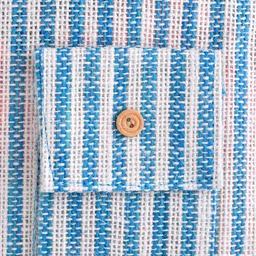 Kuber Industries Set Of 3 Striped Shopper Jute Tote Bags image 4