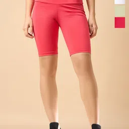 COLOR CAPITAL Women Pack of 4 Ankle-Length Fly Dry Cycling Shorts-picture-16