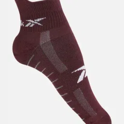 Reebok Maroon Regular Fit Logo Printed Socks-image-13