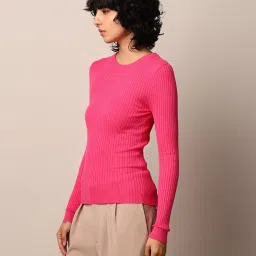Only Pink Slim Fit Pullover image 4