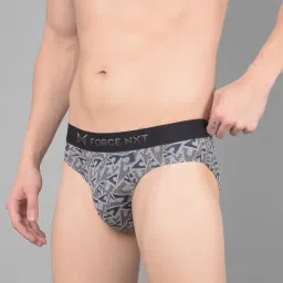 Force NXT Red & Blue Cotton Regular Fit Printed Briefs - Pack Of 2 image 4