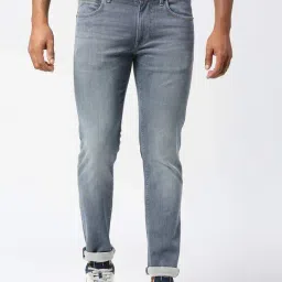 Pepe Jeans Light Blue Tapered Fit Low Rise Jeans-image-48