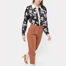 Code by Lifestyle Black Printed Shirt image 4