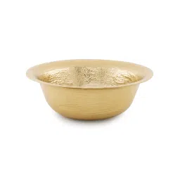 Pure Home and Living Gold Metal Textured Decorative Bowls image 4