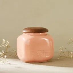 Fabindia Swayam Ceramic Jar with Lid image 4