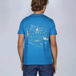 Lee Blue Regular Print T-Shirt image 2