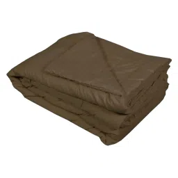 Romee Coffee Brown Microfibre Stripes Blankets Quilts and Dohars image 4