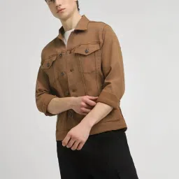 Forever 21 Brown Regular Fit Jacket image 4