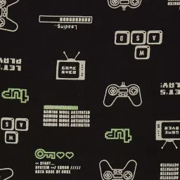 Fame Forever by Lifestyle Boys Black Cotton Printed T Shirt image 4