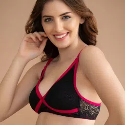 Clovia Black Non-padded Bra image 4