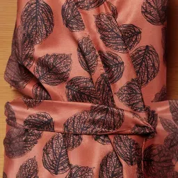Clovia Copper Printed Robe image 4