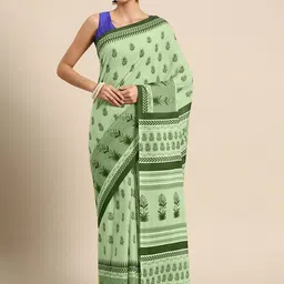 BUTA BUTI Floral Printed Cotton Saree-picture-38