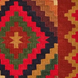 Fabindia Akarsh Multicolor Cotton Woven Dhurrie image 5