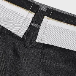 Allen Solly Grey Slim Fit Texture Trousers image 4