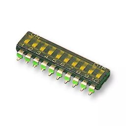 MULTICOMP PRO DIP Switches & SIP Switches SWITCH, DIL, SMD, 10WAY, MCDM(R)-10-T-picture-1