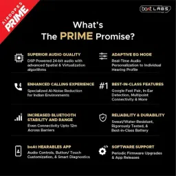 Boat Airdopes Prime 701 Anc (2025 Launch),46Db Hybrid Anc image 2