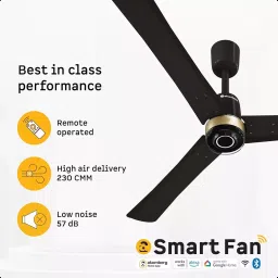 Atomberg Renesa Elite Smart Earth Brown 1400 mm Ceiling Fan with Remote image 2
