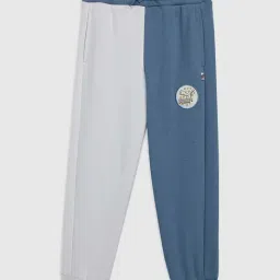 Puma Kids Blue Cotton Printed Trouser-image-83