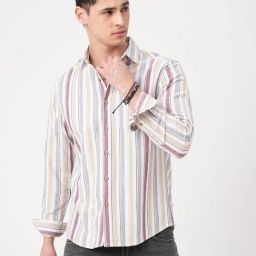 VASTRADO Core Fashion Multi Regular Fit Stripes Shirt-picture-8