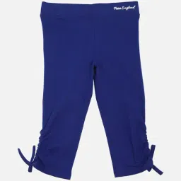 Peter England Kids Blue Regular Fit Capris-picture-23