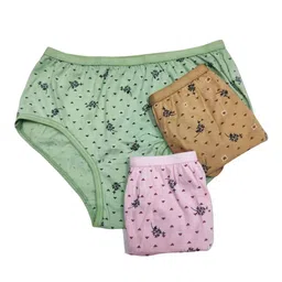 BOLD & BAE Pack Of 3 Printed Cotton Hipster Briefs BBTLPP002117854856 image 2