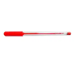 Saino Hi-Flo Ball Pen Red Ink Color (Pack of 5)-picture-40