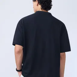 The Souled Store Oversized Colourblocked Polo Collar Pure Cotton T-Shirt image 2
