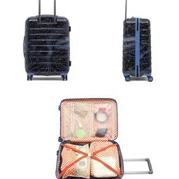 uppercase JFK Printed Hard-Sided Trolley Bag image 2