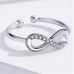 Bling Queen Silver-Plated Silver Jewellery Set image 3