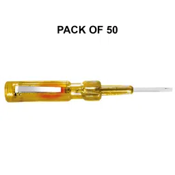 K9 Euro Unbreakable Electric Line Tester Saathi Yellow, 9682 (Pack of 50) image 2